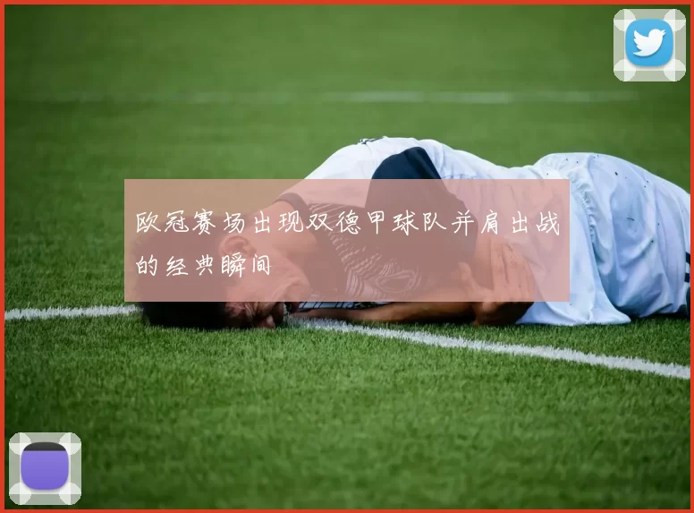 欧冠赛场出现双德甲球队并肩出战的经典瞬间